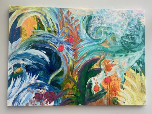 Underneath, on and above